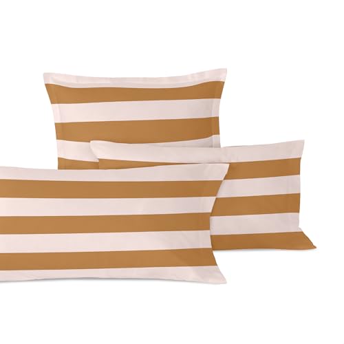 Breton Funda de almohada 80x80 cm Naranja von AlexandreHouse