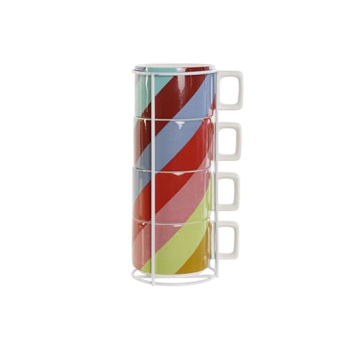 CAFE SET 4 DOLOMITE METAL 11X14X27 260 ML, von AlexandreHouse