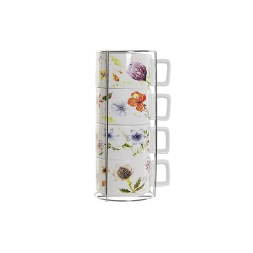 CAFE SET 4 DOLOMITE METAL 13X9,5X6,5 260 ML, BLOOM CAFE SET 4 DOLOMITE METAL 13X9,5X6,5 260 ML, BLOOM von AlexandreHouse