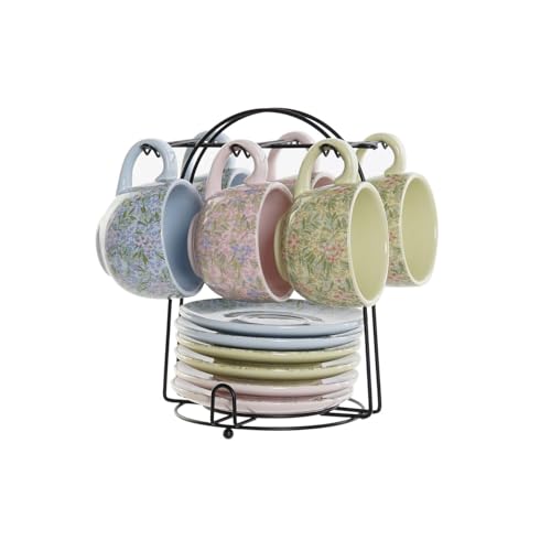 CAFE SET 6 DOLOMITE METAL 14X14X7 180 ML, FLORES CAFE SET 6 DOLOMITE METAL 14X14X7 180 ML, FLORES von AlexandreHouse