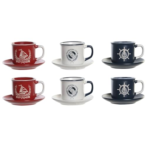 CAFE SET 6 GRES 12,5X12,5X2 150ML, GRABADO AZUL CAFE SET 6 GRES 12,5X12,5X2 150ML, GRABADO AZUL von AlexandreHouse
