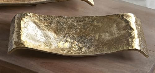 CENTRO CURVO ALUM. RAW ORO 30X15 CMS. 30x15x1 cms von AlexandreHouse