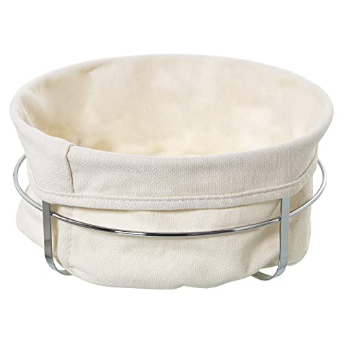 CESTA PAN C/TELA METAL CROMADOTELA:95% ALGODÓN+5% POLIÉSTE °22X11CM von AlexandreHouse