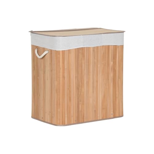 CESTA ROPA BAMBU 60X40X60 140L 3 COMPARTIMENTOS CESTA ROPA BAMBU 60X40X60 140L 3 COMPARTIMENTOS von AlexandreHouse