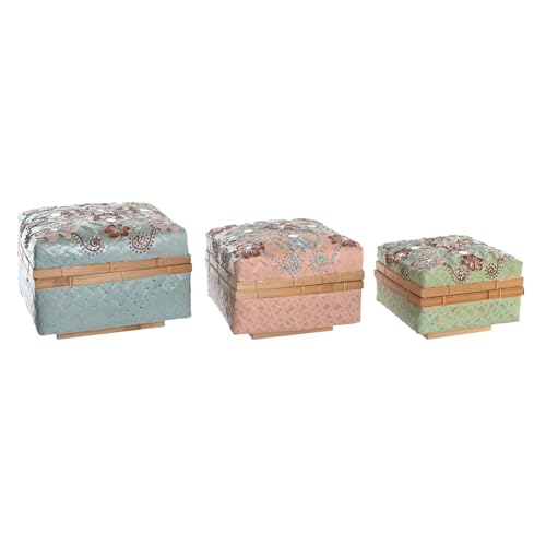 CESTA SET 3 BAMBU 29X29X22 25X17 21X15 MULTICOLOR von AlexandreHouse