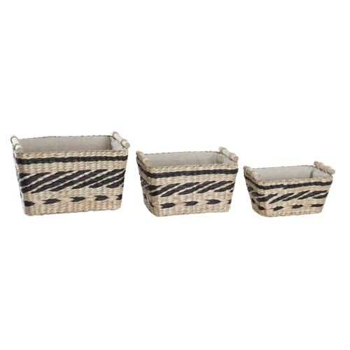 CESTA SET 3 FIBRA POLIESTER 38X26X24 NATURAL von ZOMTOON
