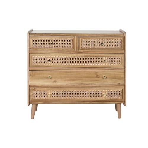 COMODA MDF ACACIA 80X34X75 MARRON von AlexandreHouse