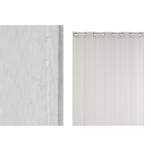 CORTINA POLIESTER 140X260X260 BORDADA BEIGE von AlexandreHouse