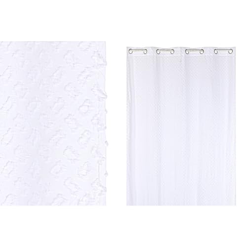 CORTINA POLIESTER 140X260X260 BORDADO BLANCO von AlexandreHouse