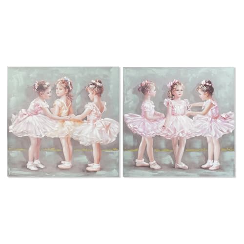 CUADRO LIENZO MDF 80X3X80 BALLET 2 SURT. von AlexandreHouse
