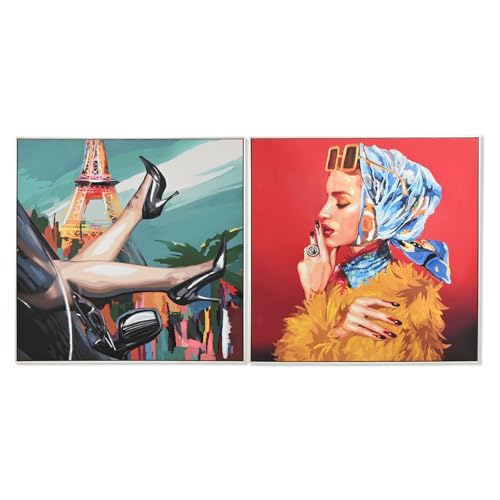 CUADRO LIENZO PS 100X3,5X100 CHICA PARIS 2 SURT. von AlexandreHouse