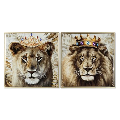 CUADRO LIENZO PS 63X3,5X63 LEON CORONA 2 SURT. CUADRO LIENZO PS 63X3,5X63 LEON CORONA 2 SURT. von AlexandreHouse