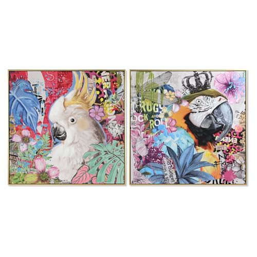 CUADRO LIENZO PS 80X3,5X80 PAJARO MODERNO 2 SURT. von AlexandreHouse