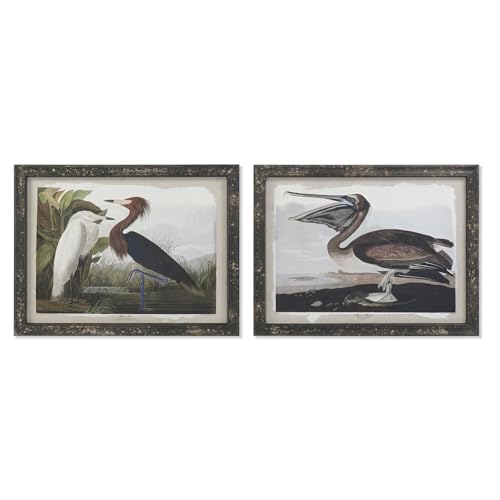 CUADRO MADERA LIENZO 90X2X68 PAJARO 2 SURT. von AlexandreHouse