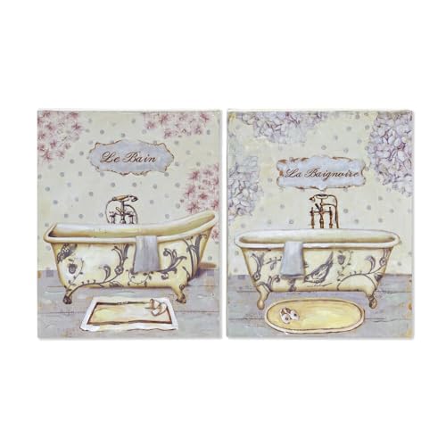 CUADRO MDF 20X3X25 BAÑO ENVEJECIDO 2 SURT. von AlexandreHouse