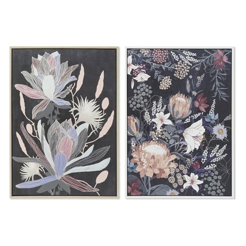 CUADRO PS 53X4,3X73 FLORES ENMARCADO 2 SURT. von AlexandreHouse