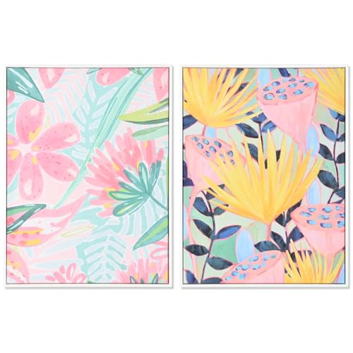 CUADRO PS LIENZO 60X4X80 HOJAS ENMARCADO 2 SURT. von AlexandreHouse