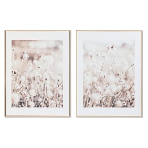 CUADRO PS LIENZO 75X4X100 FLORES ENMARCADO 2 SURT. von AlexandreHouse