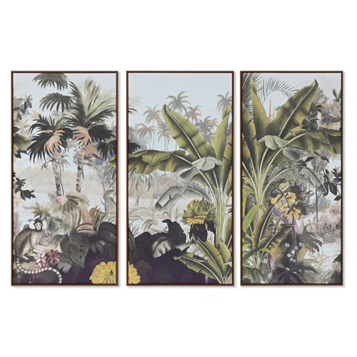CUADRO SET 3 PS LIENZO 180X4X120 TROPICAL von AlexandreHouse
