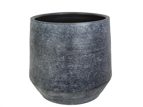 CUBREMACETA CERAMICA PATINA GRIS von AlexandreHouse