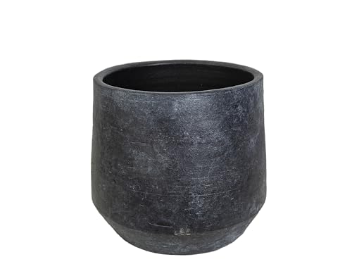 CUBREMACETA CERAMICA PATINA GRIS von AlexandreHouse