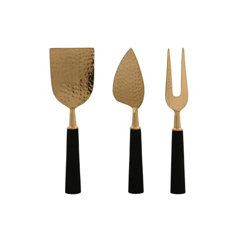 CUCHILLO SET 3 INOX RESINA 3,9X1X17,5 QUESO DORADO von AlexandreHouse