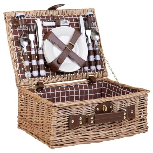 Cesta De Picnic 4 Servicios Marron Cesta De Picnic 4 Servicios Marron von AlexandreHouse