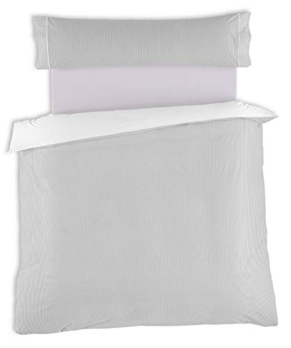 Conjunto de FUNDA NORDICA y funda de almohada Greta, color perla Cama de 150 (2 piezas) - 100% algodón - 200 hilos. Gramage: 125 von AlexandreHouse