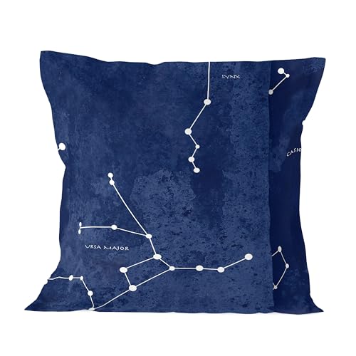 Cosmos Funda de almohada 80x80 cm_AlexandreHouse von AlexandreHouse