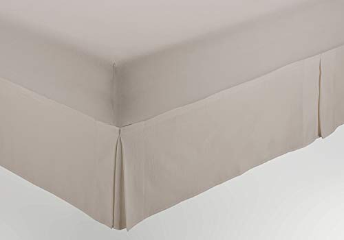 Cubrecanapé de hilo tintado color lino Cama de 200 (alto 200 cm) - Tipo colcha - 50% algodón / 30% poliéster / 20% lino von AlexandreHouse