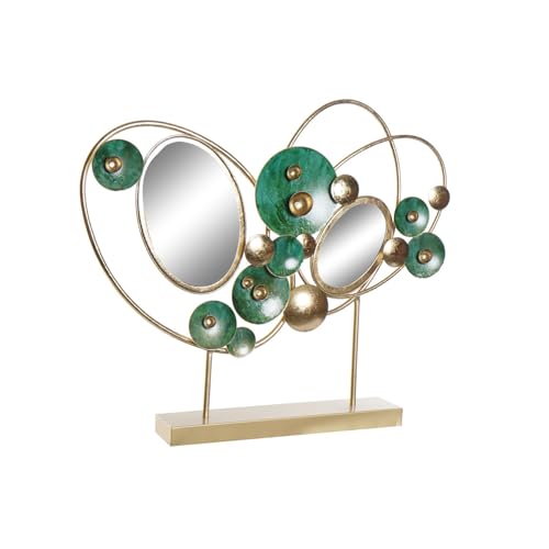DECORACION METAL ESPEJO 62X9X53,3 ABSTRACT DORADO von Redesyn