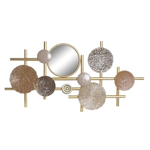 DECORACION PARED METAL 124,5X5,7X63,5 CIRCULOS von AlexandreHouse