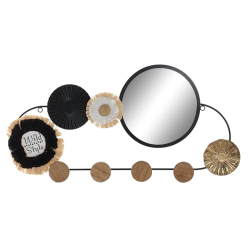 DECORACION PARED METAL ESPEJO 62X5X30 MARRON DECORACION PARED METAL ESPEJO 62X5X30 MARRON von AlexandreHouse