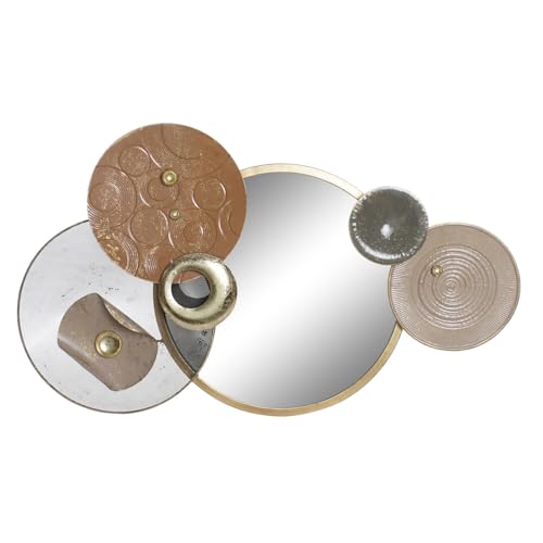 DECORACION PARED METAL ESPEJO 96,5X7X59 CIRCULOS DECORACION PARED METAL ESPEJO 96,5X7X59 CIRCULOS von AlexandreHouse