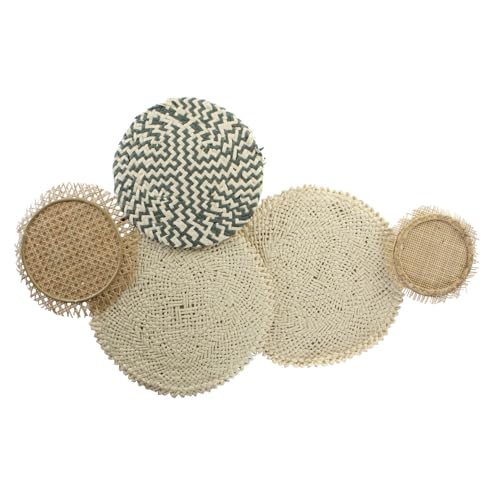 DECORACION PARED RATAN LINO 96X6X60 CIRCULOS von AlexandreHouse