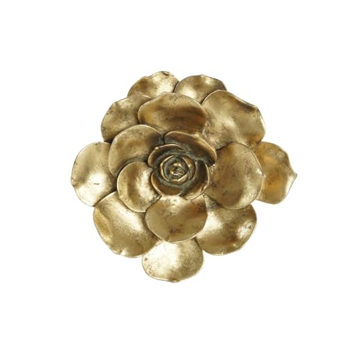 DECORACION PARED RESINA 19,5X5,5X19,5 FLOR DORADO DECORACION PARED RESINA 19,5X5,5X19,5 FLOR DORADO von AlexandreHouse