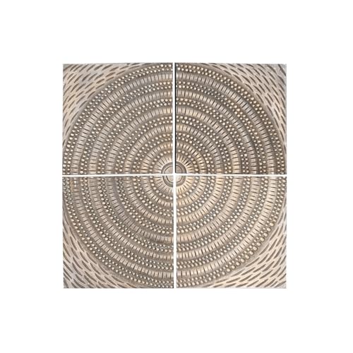 DECORACION PARED SET 4 MDF MANGO 80X3,5X80 CIRCULO DECORACION PARED SET 4 MDF MANGO 80X3,5X80 CIRCULO von AlexandreHouse