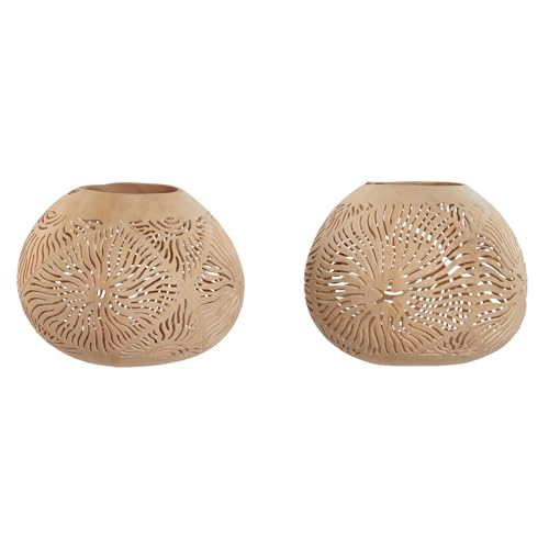 DECORACION SET 2 COCO 15X15X13 TALLADO A MANO 2 SU DECORACION SET 2 COCO 15X15X13 TALLADO A MANO 2 SU von Redesyn