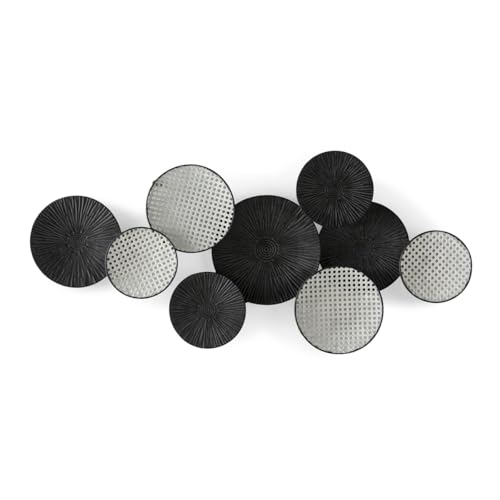ESCULTURA 113X5X51 METAL BLANCO/NEGRO von AlexandreHouse
