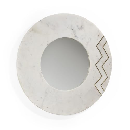 ESPEJO 69X2X69 CRISTAL/MARMOL BLANCO/METAL DORADO ESPEJO 69X2X69 CRISTAL/MARMOL BLANCO/METAL DORADO von AlexandreHouse