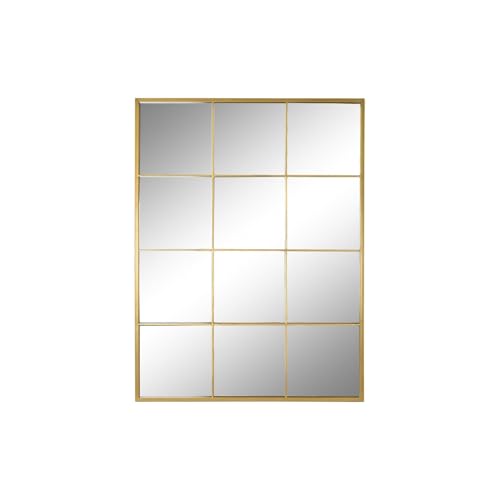 ESPEJO HIERRO CRISTAL 90X2X120 VENTANA DORADO von AlexandreHouse