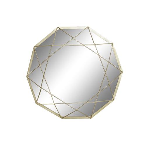 ESPEJO HIERRO ESPEJO 50X5X52 MATE DORADO von AlexandreHouse