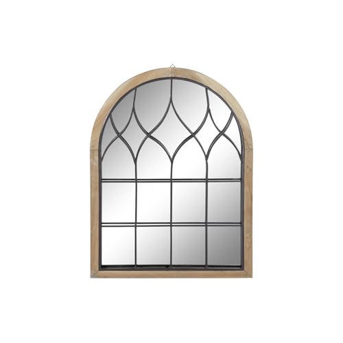 ESPEJO MADERA METAL 58X3X78 VENTANA MARRON von AlexandreHouse