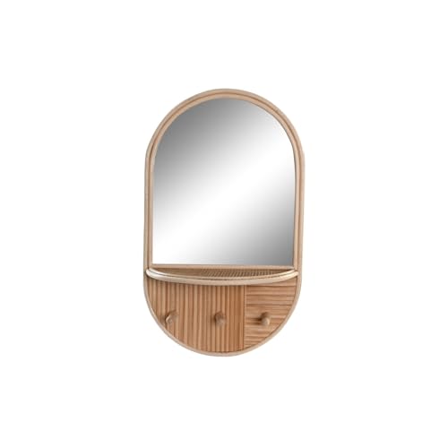 ESPEJO MDF PINO 27,5X11,5X46 PERCHERO NATURAL von AlexandreHouse