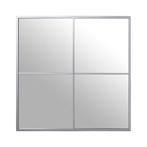 ESPEJO METAL PLATEADO 80X80 CM. VENTANA 80X2X80CM ESPEJO METAL PLATEADO 80X80 CM. VENTANA 80X2X80CM von AlexandreHouse