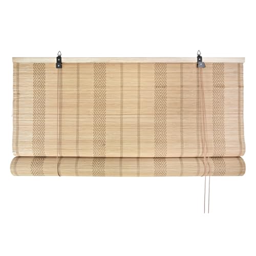 ESTOR BAMBU 90X3X175 IKAT NATURAL MARRON CLARO von AlexandreHouse