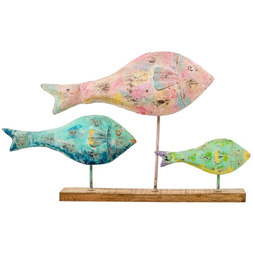 FIGURA 3 PECES HIERRO C/BASE MADERA_83X16X51CM FIGURA 3 PECES HIERRO C/BASE MADERA_83X16X51CM von AlexandreHouse
