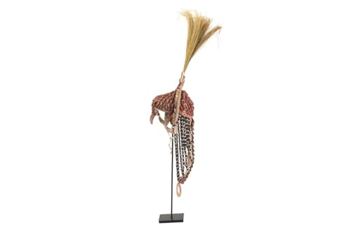 FIGURA DECORATIVA CONCHAS MAD. NATURAL 20x20x80 CM von AlexandreHouse