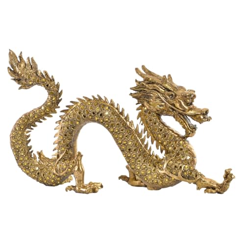 FIGURA RESINA ESPEJO 52X14X32 DRAGON DORADO FIGURA RESINA ESPEJO 52X14X32 DRAGON DORADO von Redesyn