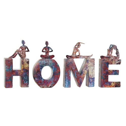 FIGURA SET 4 RESINA 11,5X4,5X23 HOME YOGA von Redesyn